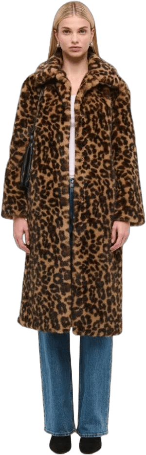 Abercrombie & Fitch Women's Faux Fur Coat