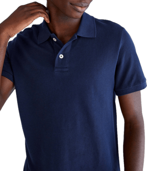 Aeropostale Men's Cotton Uniform Pique Polo