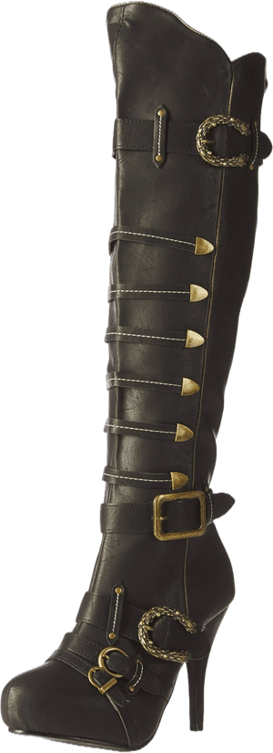 Ellie Women S Rumi Black Pirate Boots