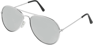 Skeleteen Mirrored Aviator Sunglasses