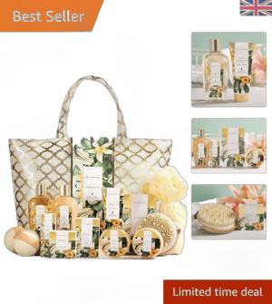 Body & Earth Luxury Vanilla Spa Gift Set