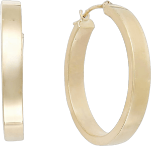 Macy's 10K Gold Bold Hoop Earrings