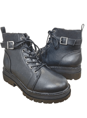 Lace-Up Combat Boots