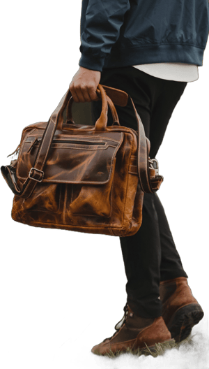 Kodiak Leather Buffalo Leather Pilot Bag