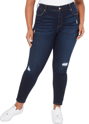 Celebrity Pink High Rise Distressed Skinny Jeans