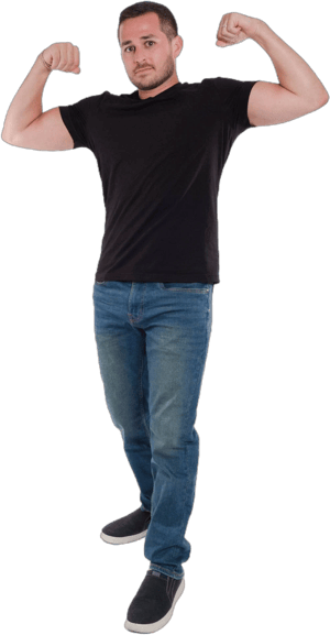 The Perfect Jean Men's Slim Thick Fit Stretch Jeans