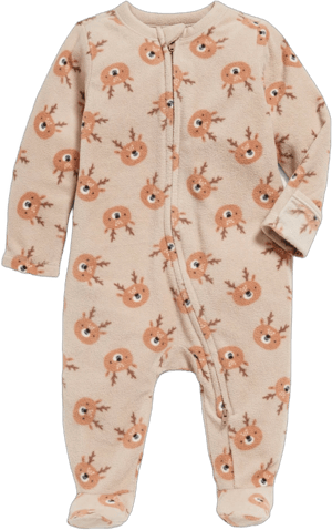 Old Navy 2-Way-Zip Sleep & Play Microfleece Footed One-Piece for Baby