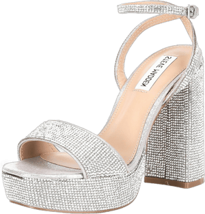 Steve Madden Women's Lessa Rhinestone Platform Heels