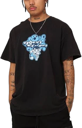 Goat Crew Y2k Boy T-shirt Black Wash - Size 2XL