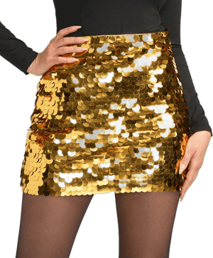 Tipsy Elves Women's Sparkly Sequin Paillette Skirt