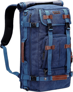 Homeio den Decor Canvas Vintage Travel Backpack