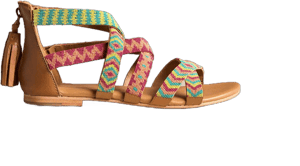 Laidback London Women's Beaded Paradise Sandals