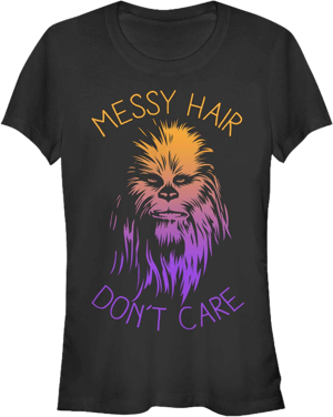 Star Wars Junior's Messy Hair Don'T Care Chewie T-Shirt