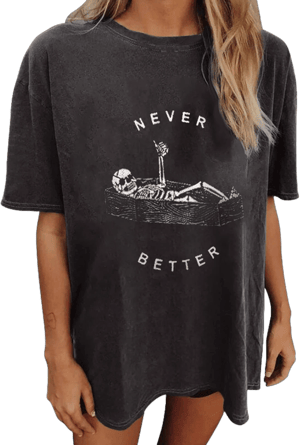 Women's Oversized Graphic Short Sleeve Tee