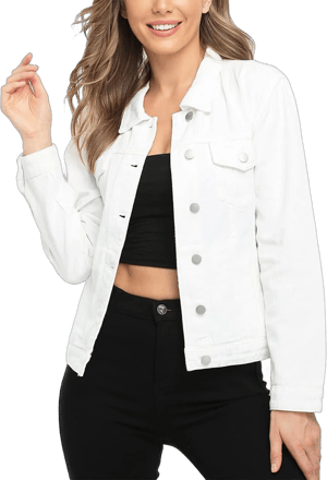 Miss Moly Women's Trendy Long Sleeve Denim Jacket