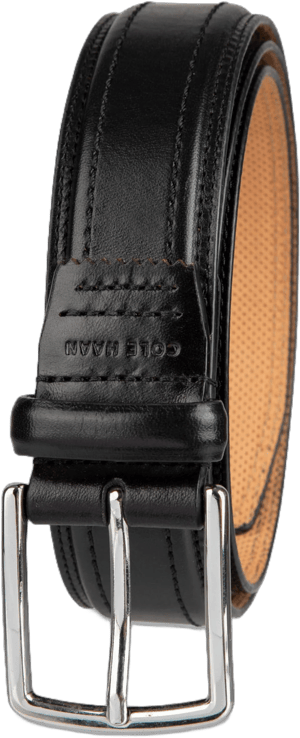 Cole Haan Men's Stitched Leather Belt