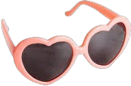 Paper Source Retro Heart Sunglasses