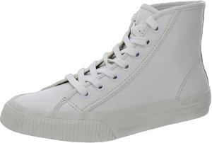 RE/DONE Womens 90s High Top Casual and Fashion Sneakers White Medium