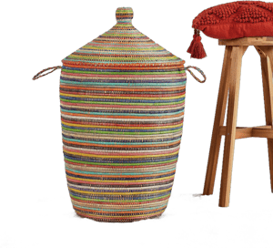 Expedition Subsahara Zalipah Storage Basket – Handwoven African Basket for Home Organization