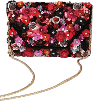 Lulus Cotton Sequin Embellished Clutch