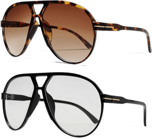 Retro Aviator Sunglasses