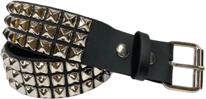 Pyramid Stud Leather Belt