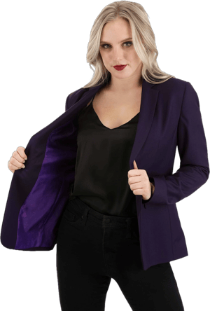 Dark Knight Women's Joker Blazer | Adult | Womens | Purple | 16 | FUN Suits