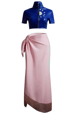 Women's Anime Cosplay Costume - Nico Robin Outfit