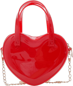 Heart-Shaped Chain Purse