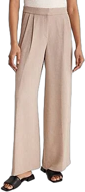 Express Women's High Waisted Textured Wide Leg Palazzo Pants