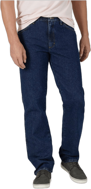 Wrangler Men's Authentics Classic 5-Pocket Regular Fit Cotton Jeans