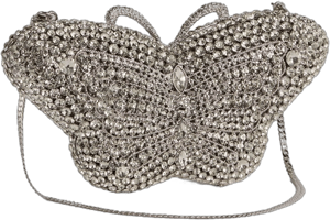 Windsor Wishing On Love Rhinestone Butterfly Clutch