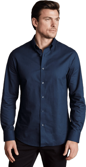 Charles Tyrwhitt Men's Cotton Button-Down Collar Shirt