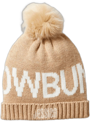 Baby Snowbunny Pom Pom Hat