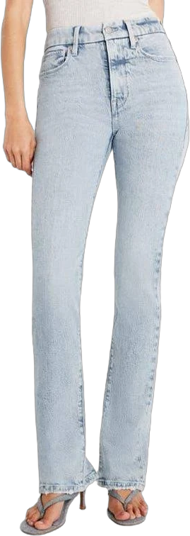 Good American Women's Good Classic Stacked Distressed Skinny Jeans