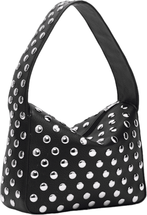 Y2K Studded Vegan Leather Shoulder Bag