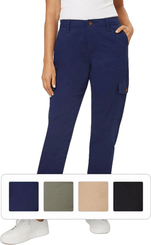 Lands' End Women's Cargo Chino Pants