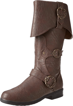 Caribbean Men's Pirate Costume Boots