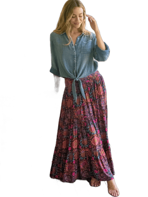 Hanna Convertible Maxi Skirt