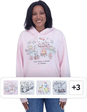 Hello Kitty Kangaroo Pocket Hoodie