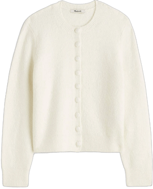 Madewell Women's Shrunken Cotton Blend Cardigan