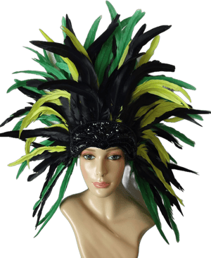 Prime Cocktail Feather carnival Headdress Showgirl Hat costume "Cher Style" carnival costume