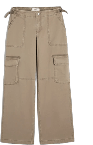 Hollister Women's Low-Rise Baggy Cargo Pants