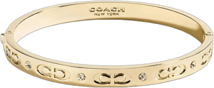 Coach Women's Signature Hinged Bangle