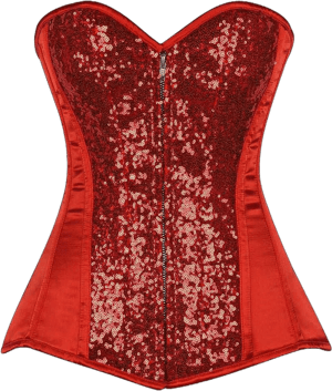 Daisy Corsets Top Drawer Sequin Steel Boned Corset