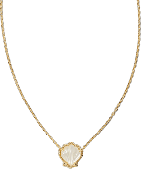 Kendra Scott Brynne Shell Mother-of-Pearl Pendant Necklace