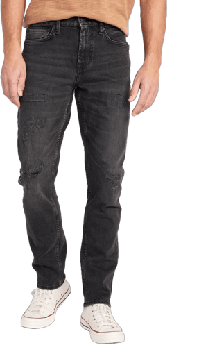 Old Navy Men's Slim Built-in Flex Ripped Jeans