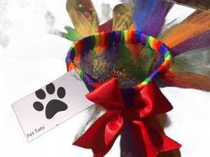 Rainbow Pet Tutu Costume