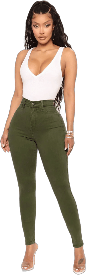 Fashion Nova Women's Classic High Waist Skinny Jeans