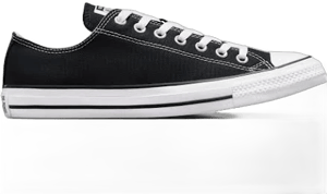 Converse Chuck Taylor All Star Canvas Low Top Shoe In Black, Size 11.5 (M) / 13.5 (W)